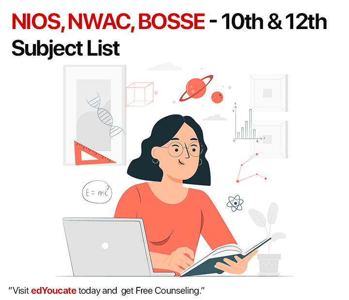 Comprehensive Subject List for 10th and 12th under NIOS, NWAC, and BOSSE – EDYOUCATE Simplifies Your Choice